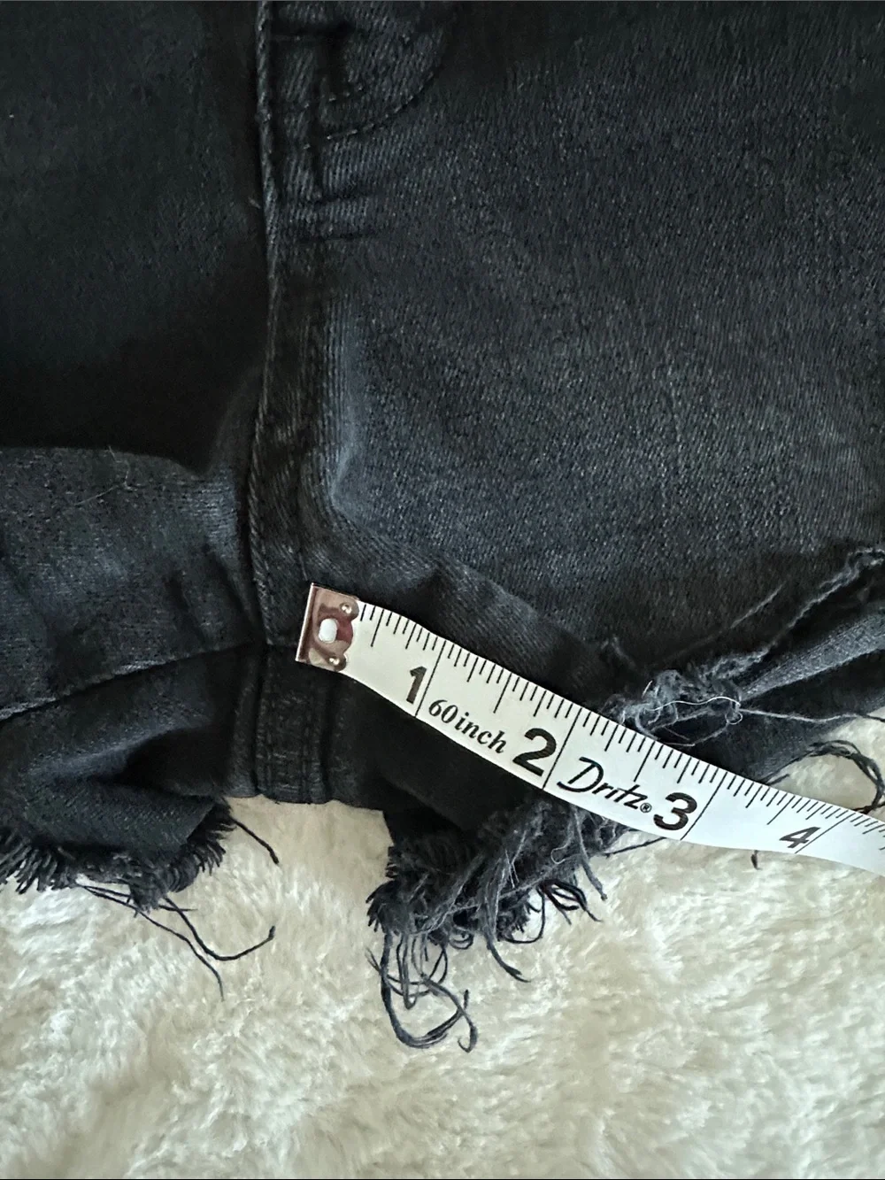 Madewell - Black Denim Cutoff Shorts - Size 28